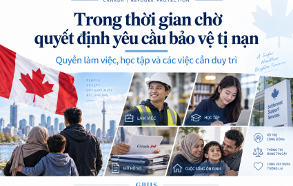 [Diện Tị Nạn] Trong Thời Gian Chờ Quyết Định Yêu Cầu Bảo Vệ Tị Nạn