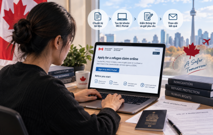 Cách Bắt Đầu Yêu Cầu Bảo Vệ Tị Nạn Trực Tuyến Tại Canada